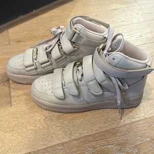 Nike Air Force 1’s x Billie Eilish “Mushroom” - High Top with Velcro Straps